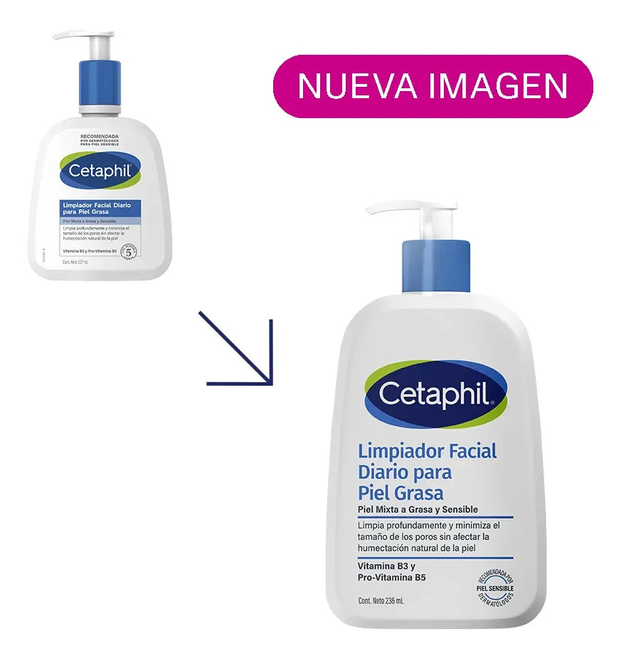 Limpiador Facial Diario Cetaphil — reverso